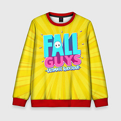 Свитшот детский Fall Guys, цвет: 3D-красный