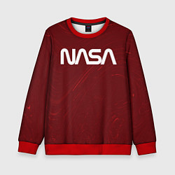 Свитшот детский NASA НАСА, цвет: 3D-красный