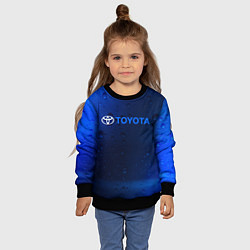 Свитшот детский TOYOTA ТОЙОТА, цвет: 3D-черный — фото 2