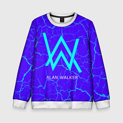 Свитшот детский ALAN WALKER АЛАН УОКЕР, цвет: 3D-белый