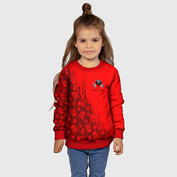 Свитшот детский КОРОЛЬ И ШУТ, цвет: 3D-красный — фото 2