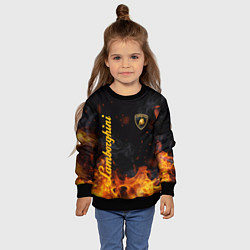 Свитшот детский LAMBORGHINI, цвет: 3D-черный — фото 2