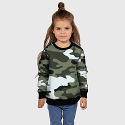 Свитшот детский Camouflage 2, цвет: 3D-черный — фото 2