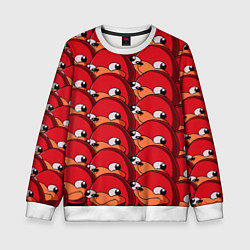 Свитшот детский Knuckles, цвет: 3D-белый