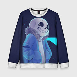 Свитшот детский UNDERTALE, цвет: 3D-белый