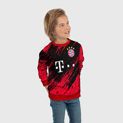 Свитшот детский BAYERN MUNCHEN БАВАРИЯ, цвет: 3D-красный — фото 2