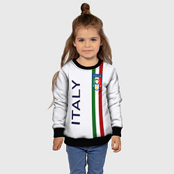 Свитшот детский СБОРНАЯ ИТАЛИИ, цвет: 3D-черный — фото 2