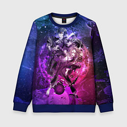 Свитшот детский Дазай и Чуя, цвет: 3D-синий