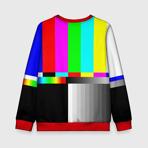 Детский свитшот NO SIGNAL / 3D-Красный – фото 2