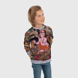 Свитшот детский BRING ME THE HORIZON ART, цвет: 3D-меланж — фото 2