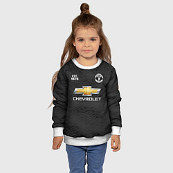 Свитшот детский MANCHESTER UNITED 2021 - AWAY, цвет: 3D-белый — фото 2