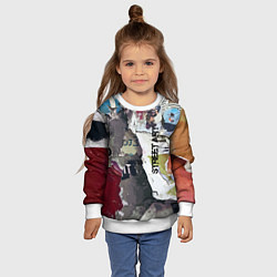 Свитшот детский Street art, цвет: 3D-белый — фото 2