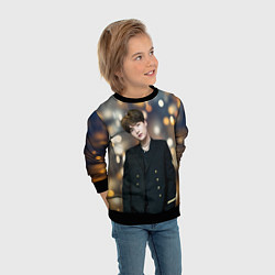 Свитшот детский MIN YOONGI, цвет: 3D-черный — фото 2