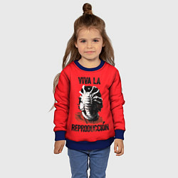 Свитшот детский VIVA LA, цвет: 3D-синий — фото 2