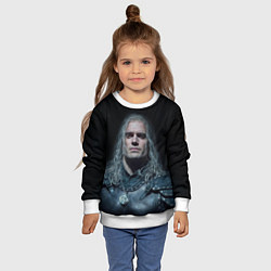 Свитшот детский Ведьмак 2 сезон, цвет: 3D-белый — фото 2