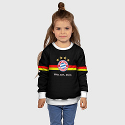 Свитшот детский Бавария, цвет: 3D-белый — фото 2