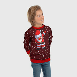 Свитшот детский Dab-Santa, цвет: 3D-красный — фото 2