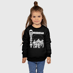 Свитшот детский Umbrella academy, цвет: 3D-черный — фото 2