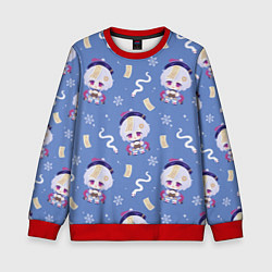 Свитшот детский Genshin Impact, цвет: 3D-красный