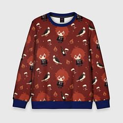 Свитшот детский Genshin Impact, цвет: 3D-синий