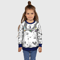 Свитшот детский Undertale, цвет: 3D-синий — фото 2