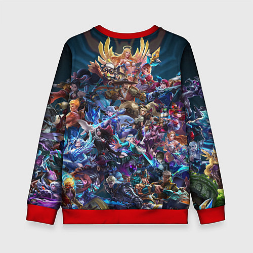 Детский свитшот Mobile Legends Z / 3D-Красный – фото 2