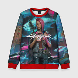 Детский свитшот CYBERPUNK 2077 спина Z