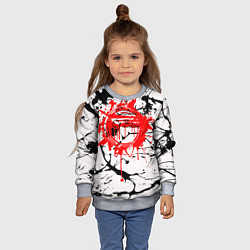 Свитшот детский Children of Bodom, цвет: 3D-меланж — фото 2