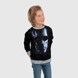 Свитшот детский T800, цвет: 3D-меланж — фото 2