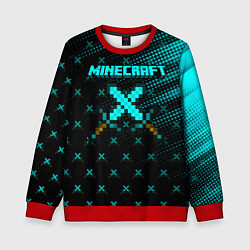 Свитшот детский Minecraft, цвет: 3D-красный