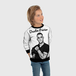Свитшот детский Dustin Poirier, цвет: 3D-черный — фото 2