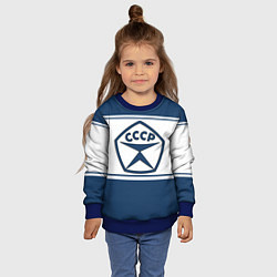Свитшот детский СССР, цвет: 3D-синий — фото 2