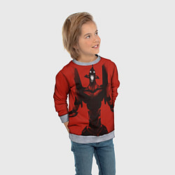Свитшот детский Евангилион, цвет: 3D-меланж — фото 2