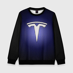 Детский свитшот Космические технологии TESLA