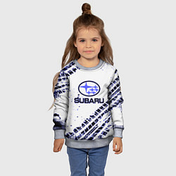 Свитшот детский SUBARU, цвет: 3D-меланж — фото 2