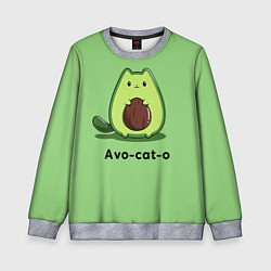 Свитшот детский Avo - cat - o, цвет: 3D-меланж