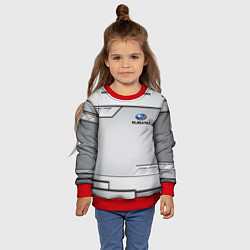 Свитшот детский SUBARU СУБАРУ, цвет: 3D-красный — фото 2