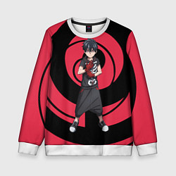 Свитшот детский Инцидент Кэмоно, цвет: 3D-белый