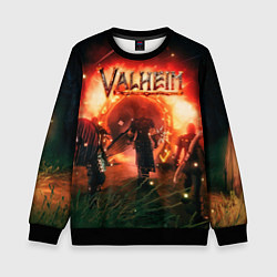 Свитшот детский Valheim, цвет: 3D-черный