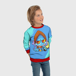 Свитшот детский Сларк Dota 2, цвет: 3D-красный — фото 2