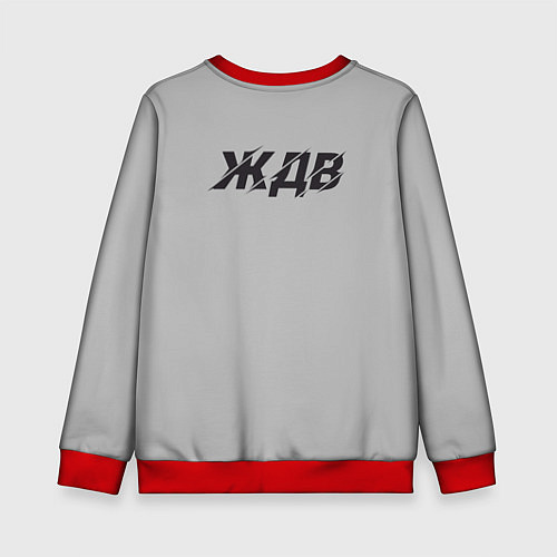 Детский свитшот ЖДВ ВС РФ / 3D-Красный – фото 2