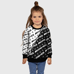 Свитшот детский MERCEDES BENZ AMG, цвет: 3D-черный — фото 2