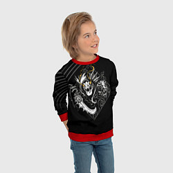 Свитшот детский Узник пучины Dota 2, цвет: 3D-красный — фото 2