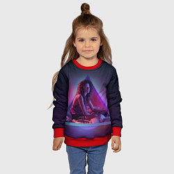 Свитшот детский Зендея Сериал Эйфория, цвет: 3D-красный — фото 2