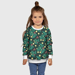 Свитшот детский Рябина, цвет: 3D-белый — фото 2