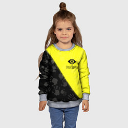 Свитшот детский Little Nightmares, цвет: 3D-меланж — фото 2