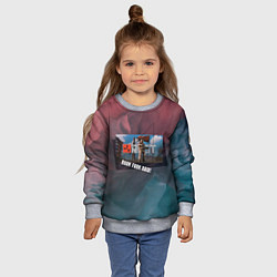 Свитшот детский RUST ROAM FARM RAID РАСТ, цвет: 3D-меланж — фото 2