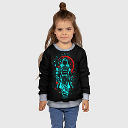 Свитшот детский Нэдзуко, Kimetsu no Yaiba, цвет: 3D-меланж — фото 2