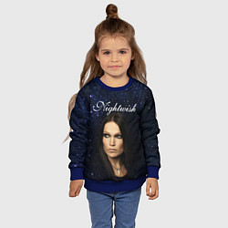 Свитшот детский Nightwish Tarja Turunen Z, цвет: 3D-синий — фото 2