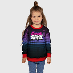 Свитшот детский Friday Night Funkin, цвет: 3D-красный — фото 2